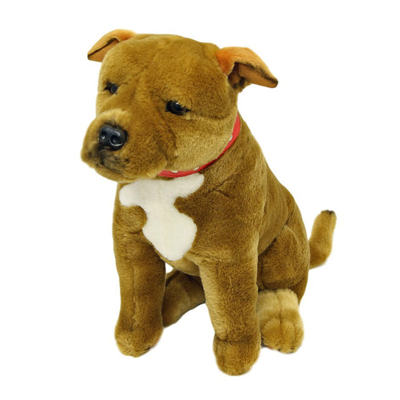 Lester (Staffy - 32cm sitting, brown)