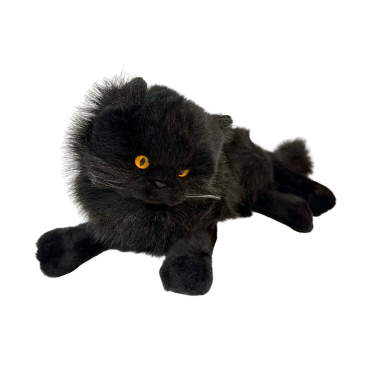 Onyx - Black Cat - 38cm lying