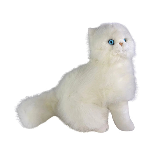 Pearl - Persian Cat - 34cm sitting, white