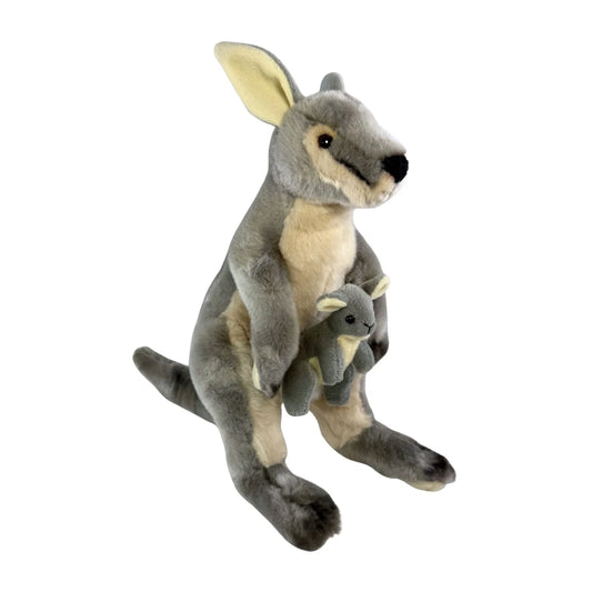 Trudy - Kangaroo with Joey - 40cm