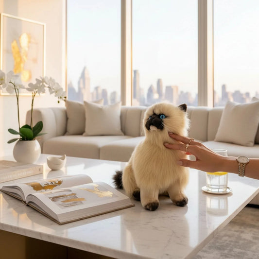 Toffee - Himalayan Cat - 34cm sitting